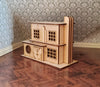 Dollhouse Miniature 1:144 Scale KIT House Art Deco Style With Fireplace