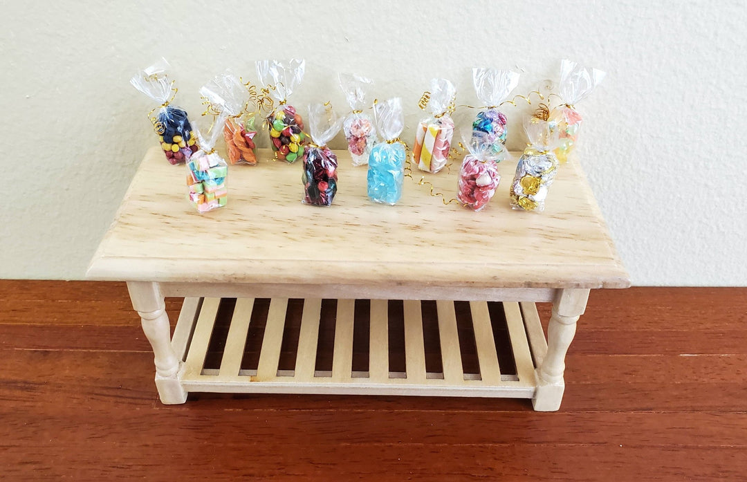 Dollhouse Miniature 12 Bags of Candy Treats for Sweet Shop 1:12 Scale Candies - Miniature Crush
