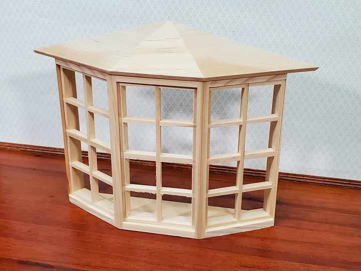 Dollhouse Miniature 3 Bay Window Large 24 Light 1:12 Scale Houseworks 5008 - Miniature Crush