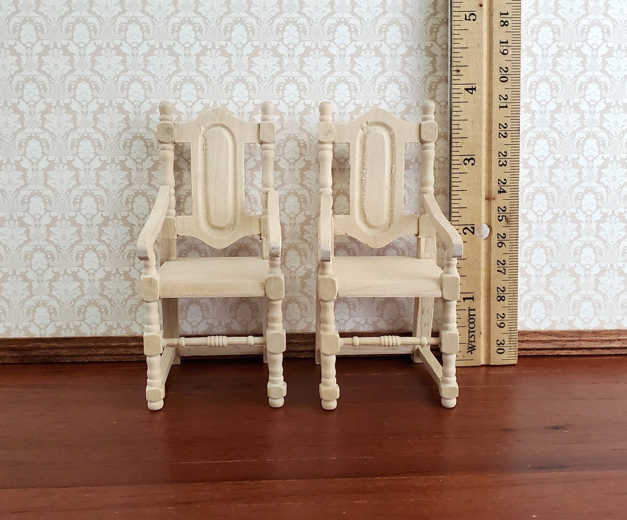 Unpainted dining room discount chairs