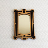 Dollhouse Miniature Art Deco Mirror KIT DIY Medium Size 1:12 Scale 3" x 2" - Miniature Crush