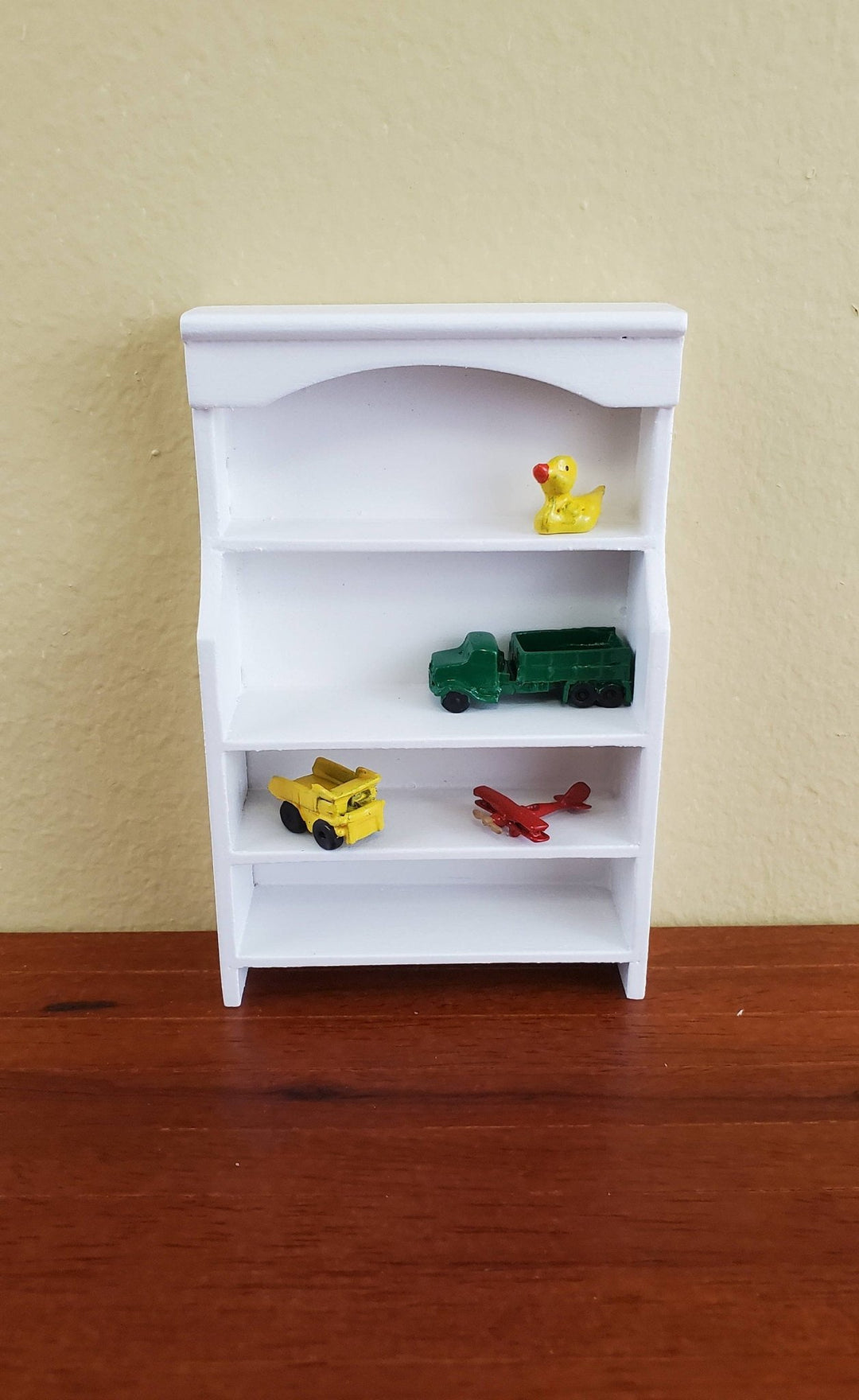 Dollhouse Miniature Bathroom Shelf or Toy Cabinet White Small 1:12 Scale Furniture - Miniature Crush