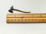 Dollhouse Miniature Battle Axe Large 1:12 Scale Pewter Curved Handle - Miniature Crush