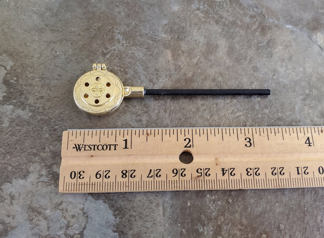 Vintage 1:12 Miniature Dollhouse Brass Hammer