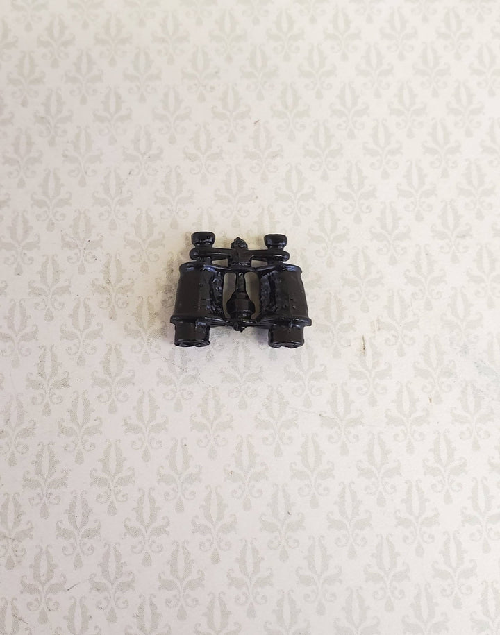 Dollhouse Miniature Binoculars Black Metal 1:12 Scale - Miniature Crush