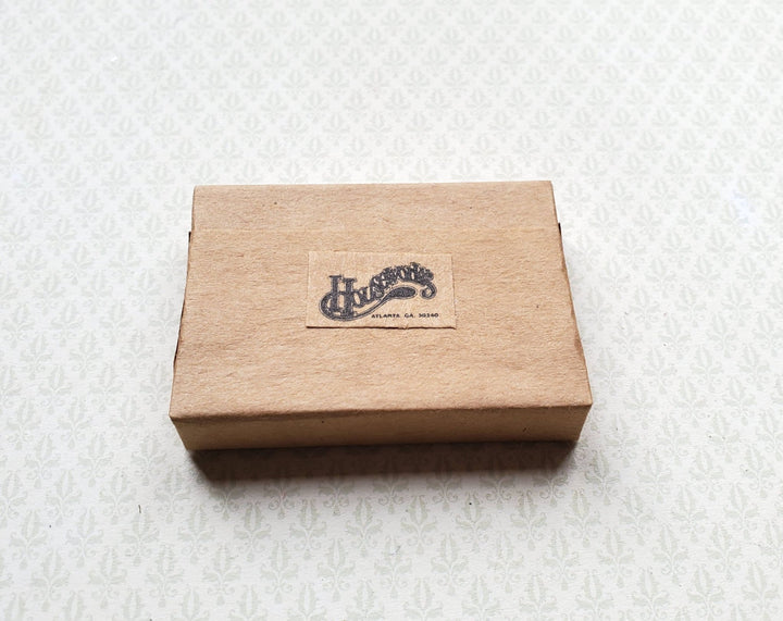 Dollhouse Miniature Box Kit (faux) Paper Wrapped Box "The Victorian" 1:12 Scale Wood - Miniature Crush