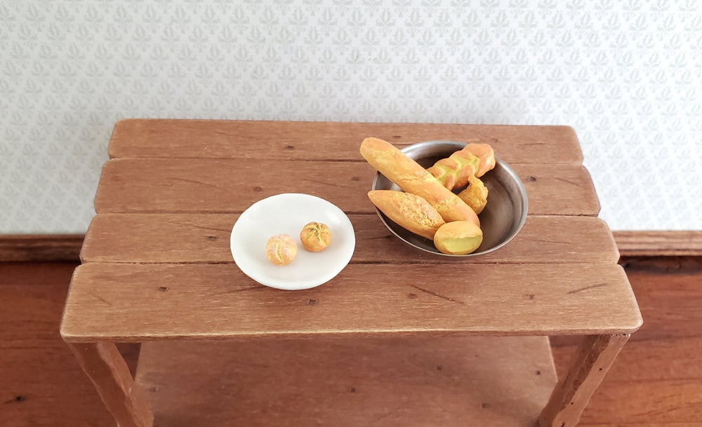 Dollhouse Miniature Bread Rolls Buns Assorted 1:12 Scale Food Kitchen Falcon Miniatures - Miniature Crush