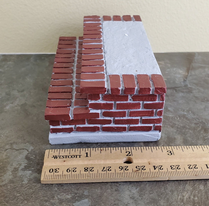 Dollhouse Miniature Brick Steps Resin Large 1:12 Scale Garden or Yard - Miniature Crush