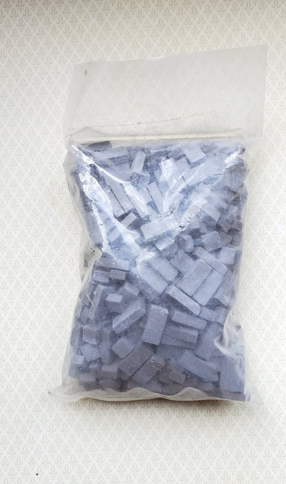 Dollhouse Miniature Bricks Charcoal Gray by Andi Mini Brick & Stone 1:12 Scale 325 Pieces - Miniature Crush