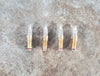 Dollhouse Miniature Bulbs Screw Base Candle Tip Clear Set of 4 Replacements 1:12 Scale