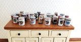 Dollhouse Miniature Canned Goods Old Fashion Grocery Store Cans 1:12 Scale Food - Miniature Crush