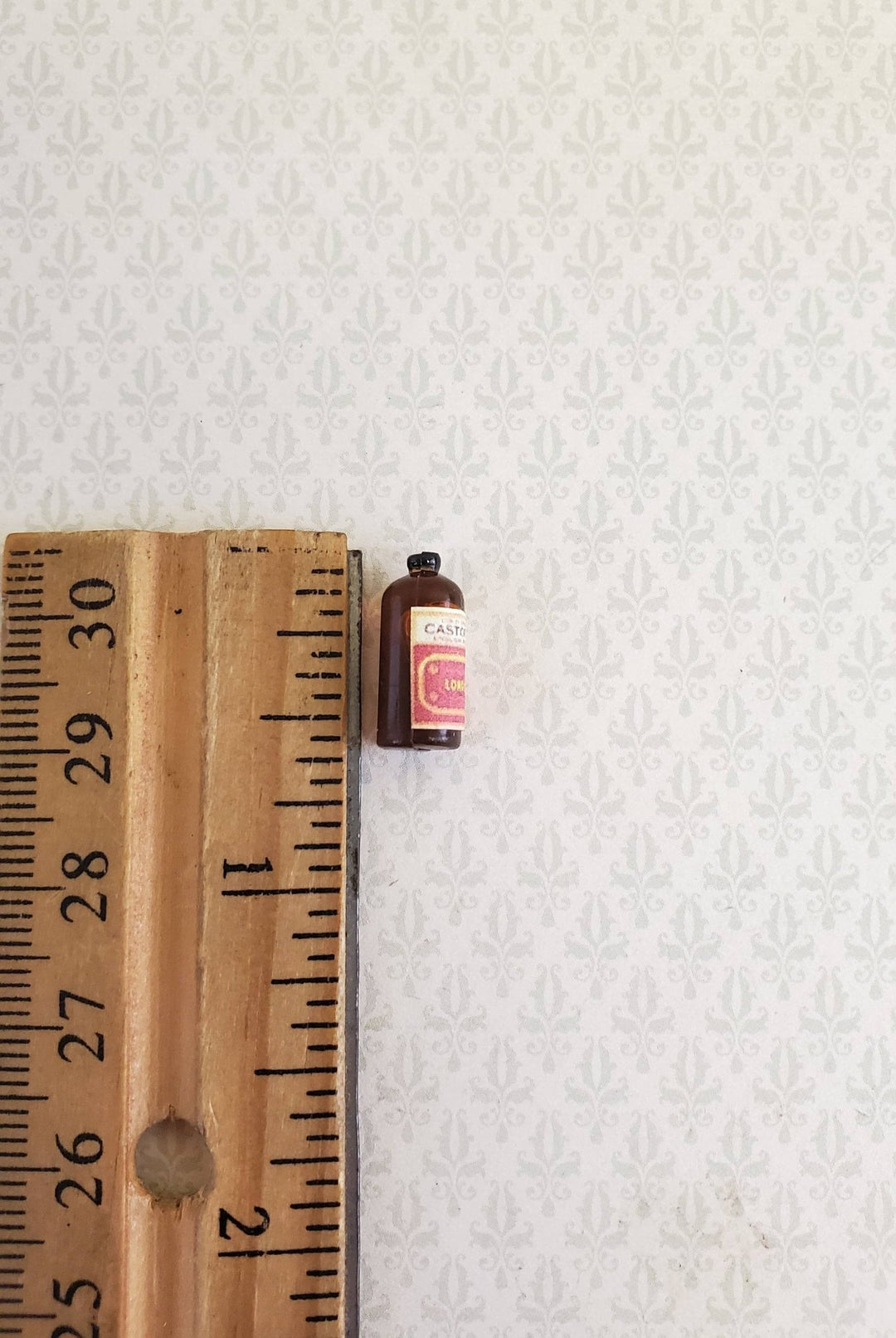 Dollhouse Miniature Castor Oil Old Fashion Style 1:12 Scale Food Groceries Kitchen - Miniature Crush