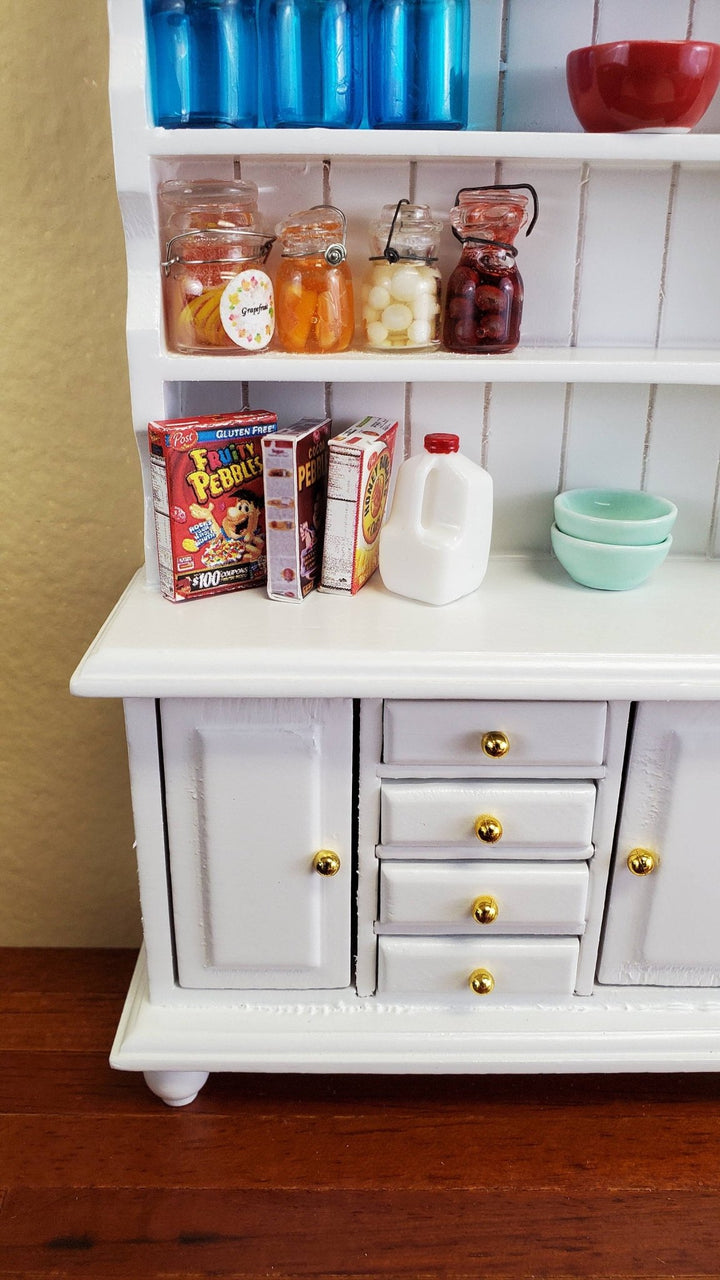 Dollhouse Miniature Cereal Boxes x3 Cocoa Pebbles Honey Bunches of Oats 1:12 Scale Kitchen Food - Miniature Crush