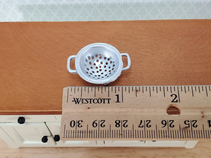 Dollhouse Miniature Colander Strainer Metal 1:12 Scale Kitchen Accessories - Miniature Crush