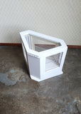 Dollhouse Miniature Corner Display Counter for Bakery Store or Shop 1:12 Scale Furniture White - Miniature Crush