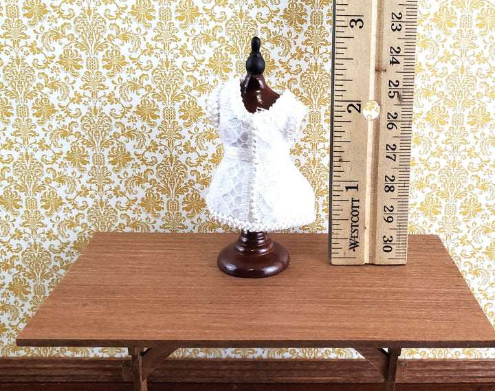 Dollhouse Miniature Corset on Mannequin Bust 1/12 Scale Victorian Decor - Miniature Crush
