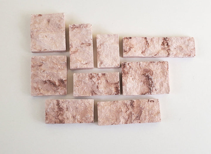 Dollhouse Miniature Cut Stone Brown by Andi Mini Brick & Stone 1:12 Scale 72 sq in AM0724 - Miniature Crush
