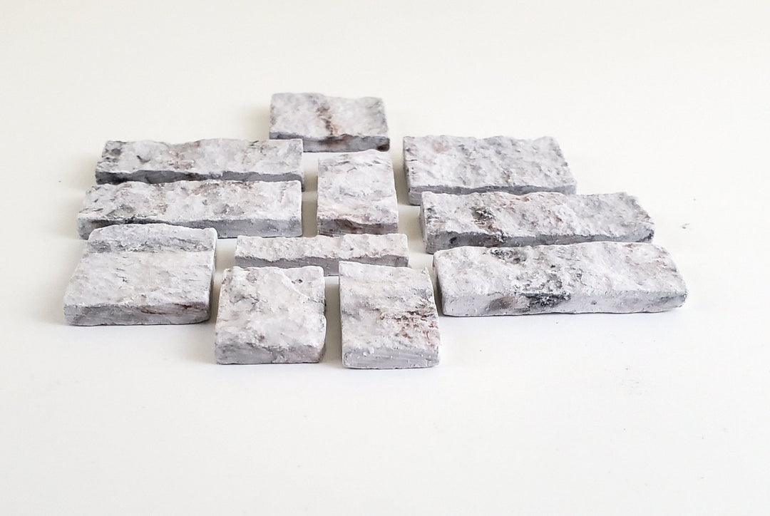 Dollhouse Miniature Cut Stone Gray Blend by Andi Mini Brick & Stone 1:12 Scale 72 sq in AM0800 - Miniature Crush