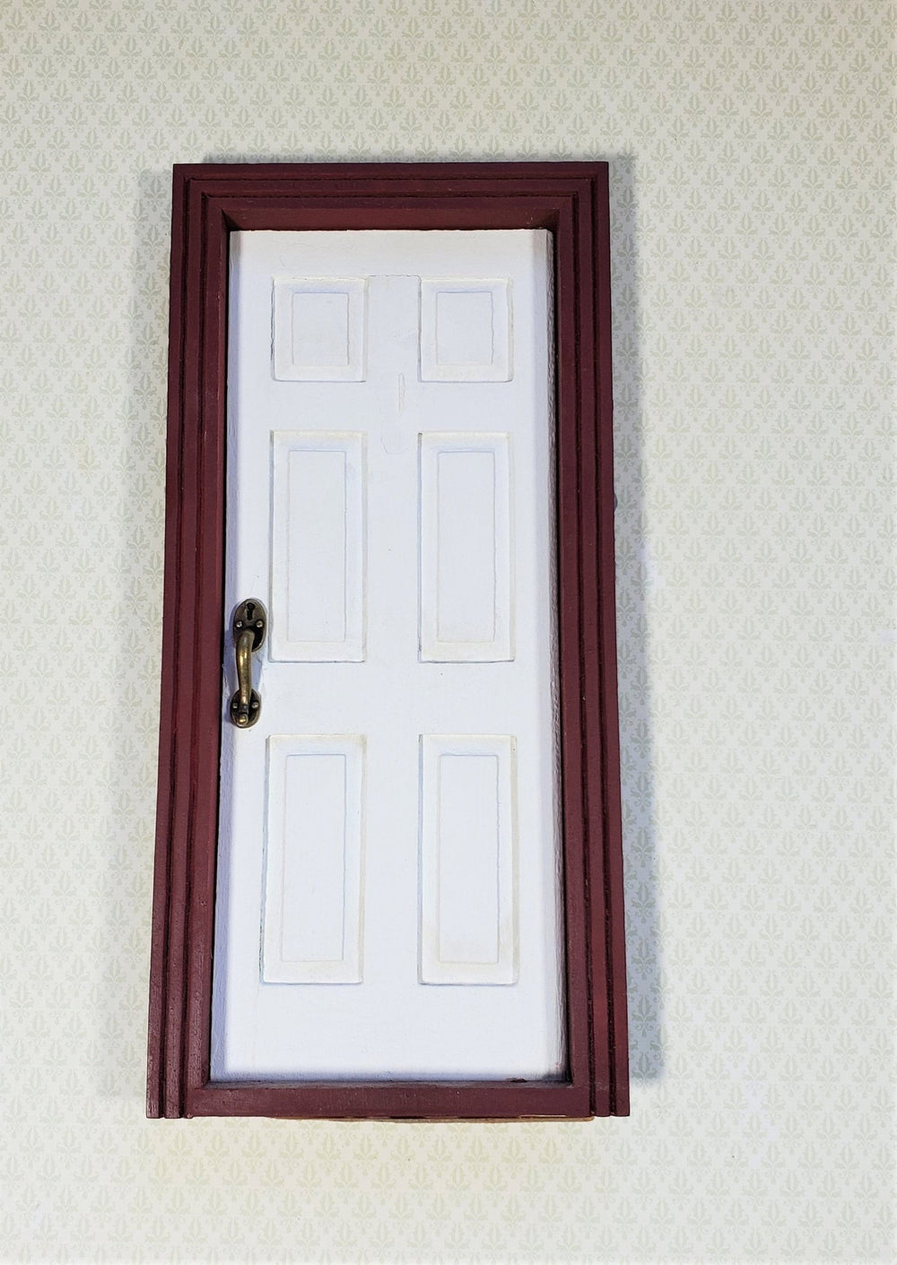 Dollhouse Miniature Door Handles Large with Keyhole 1:12 Scale Antique Bronze - Miniature Crush