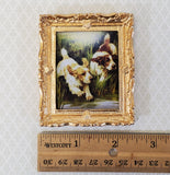 Dollhouse Miniature Duck Hunting Dogs Framed Print 1:12 Scale English Spaniel - Miniature Crush