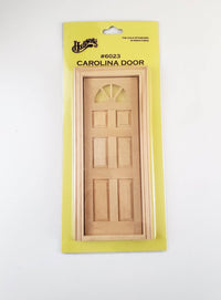 Dollhouse Miniature Exterior Door Carolina Half Moon 1:12 Scale Houseworks #6023