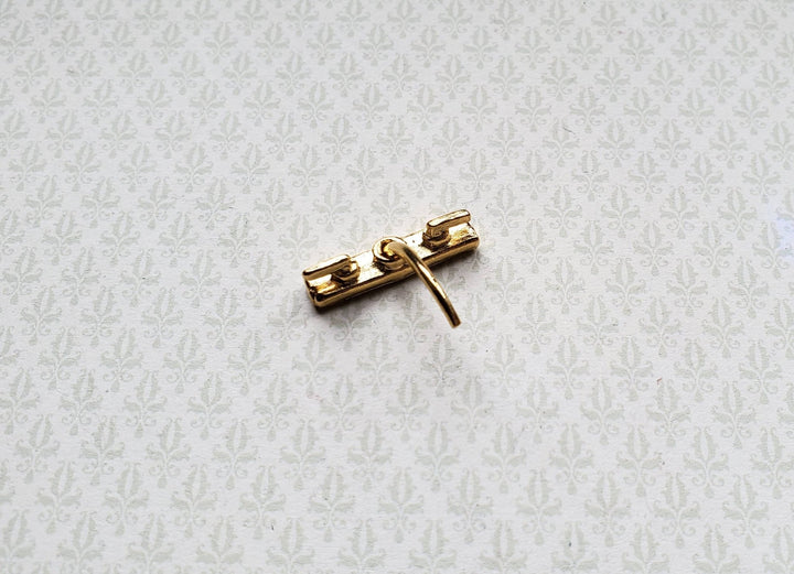 Dollhouse Miniature Faucet Tap for Kitchen or Bathroom Sink 1:12 Scale Gold Metal - Miniature Crush