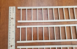 Dollhouse Miniature Fence Railing x3 Pieces for Porches Decks Gardens 1:12 Scale - Miniature Crush