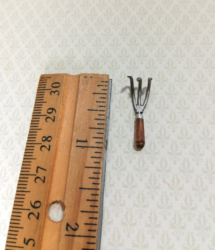 Dollhouse Miniature Hand Cultivator Sir Thomas Thumb 1:12 Scale Garden Tool Rake - Miniature Crush