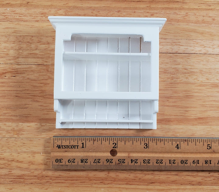 Dollhouse Miniature Hanging Shelf All White 1:12 Scale Kitchen Bathroom Furniture - Miniature Crush