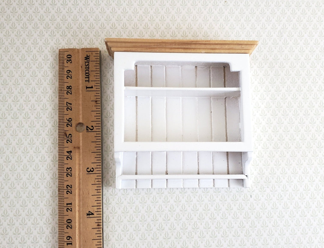Dollhouse Miniature Hanging Shelf White 1:12 Scale Kitchen Bathroom Furniture - Miniature Crush