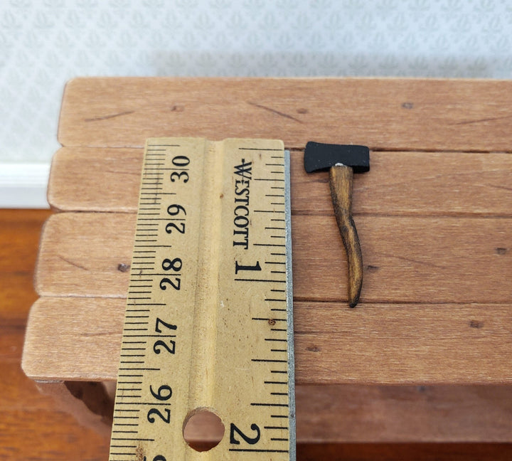 Dollhouse Miniature Hatchet Axe Tool 1:12 Scale Miniature by Sir Thomas Thumb - Miniature Crush