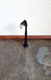 Dollhouse Miniature Horse Hitching Post 1:12 Scale Painted Black Metal - Miniature Crush