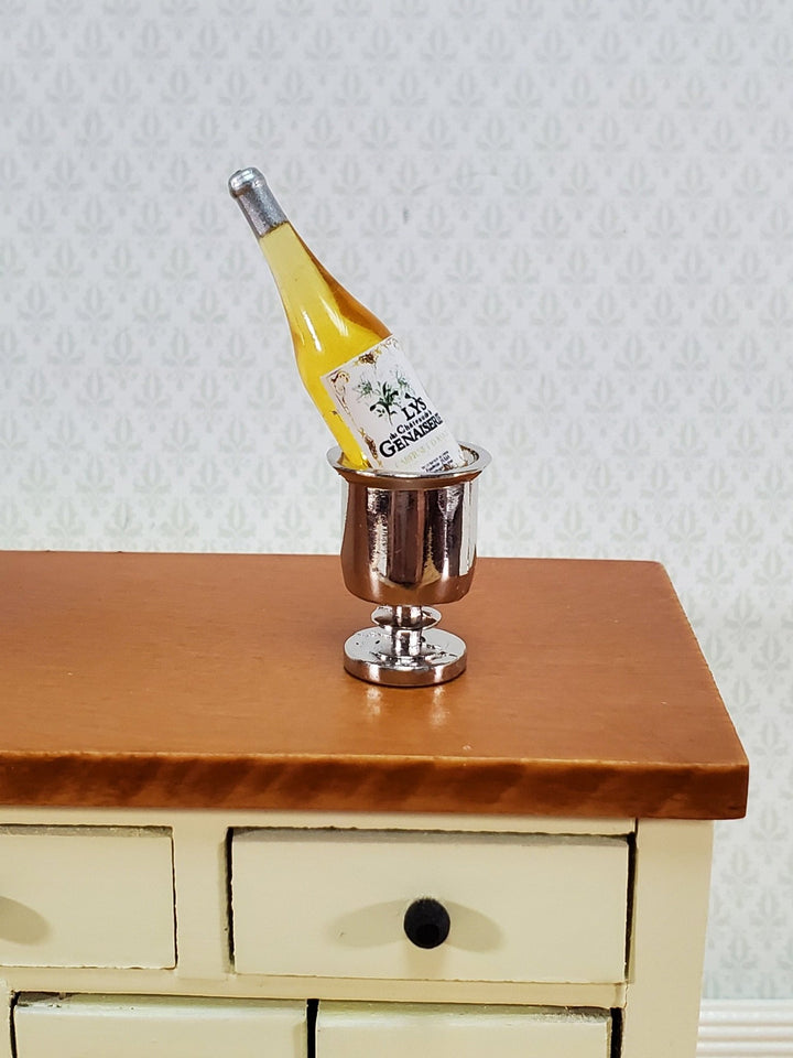 Dollhouse Miniature Ice Bucket for Wine Bottles or Champagne 1:12 Scale Miniature Kitchen - Miniature Crush