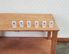 Dollhouse Miniature Jars Tiny for Spices or Baby Food with Lids x6 1:12 Scale