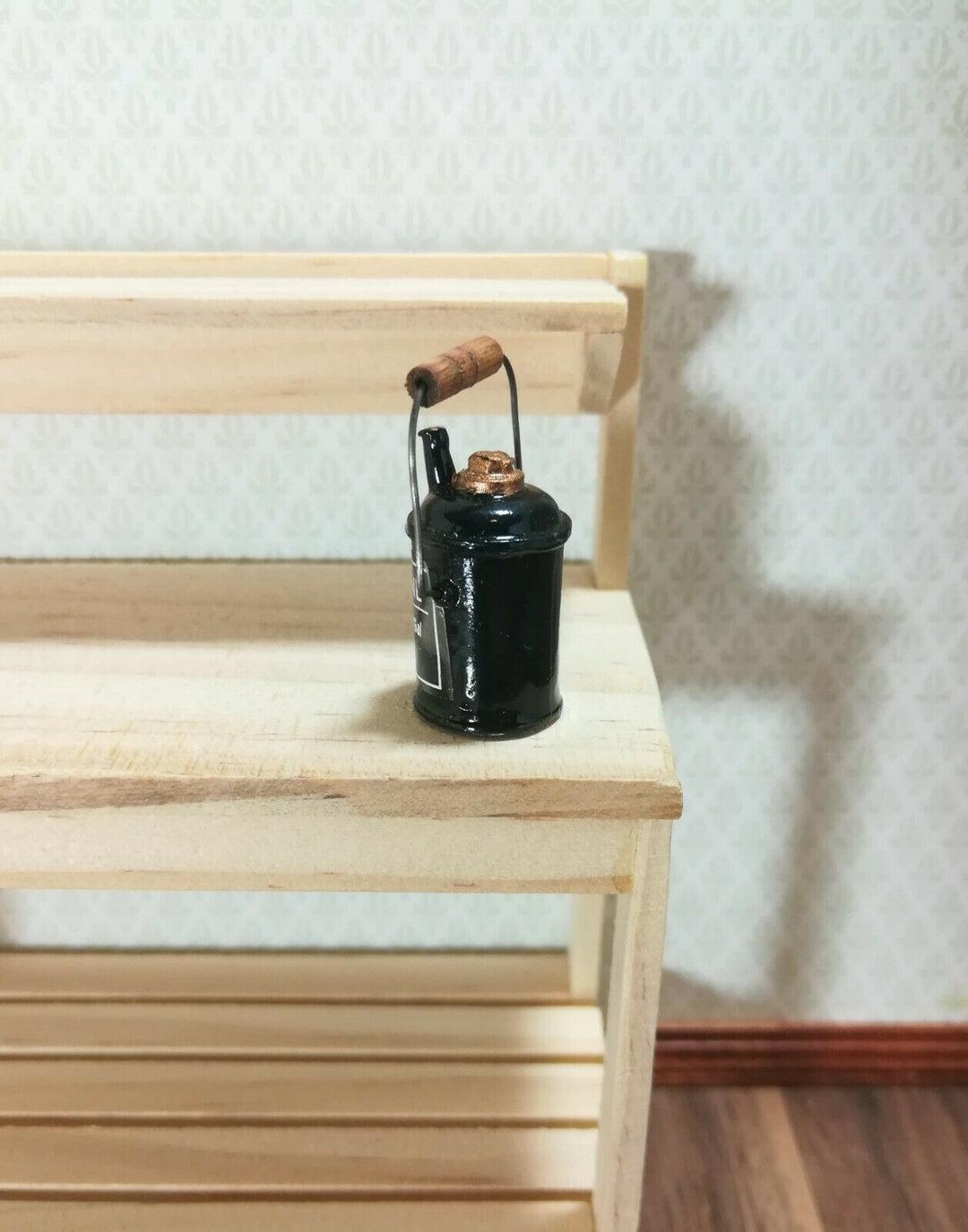 Dollhouse Miniature Kerosene Can Sir Thomas Thumb 1:12 Scale Vintage Style - Miniature Crush