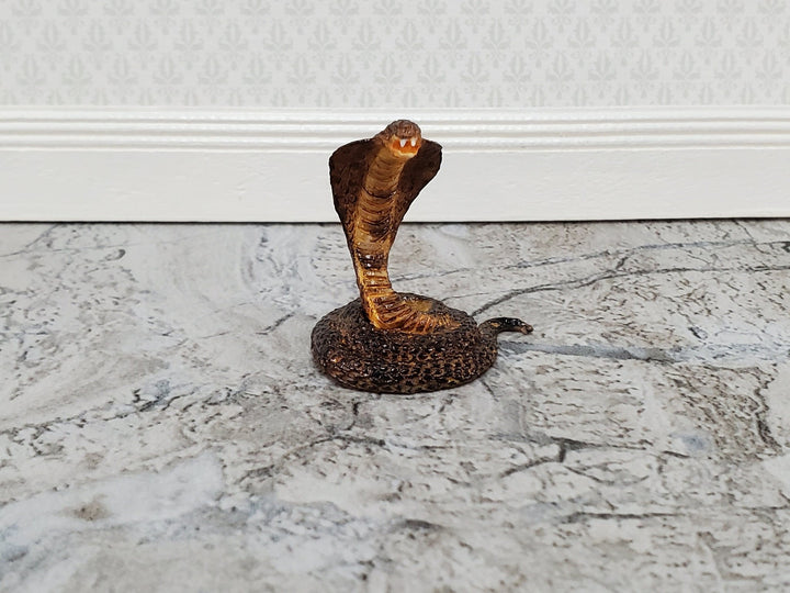 Dollhouse Miniature King Cobra Snake 1:12 Scale Pet Animal by Falcon A3379 - Miniature Crush