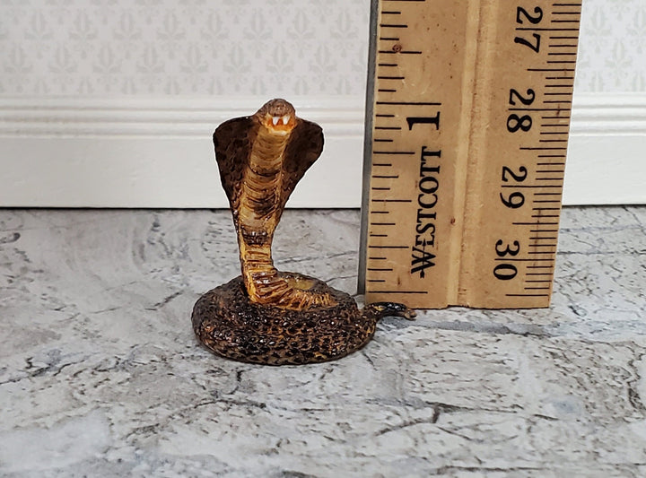 Dollhouse Miniature King Cobra Snake 1:12 Scale Pet Animal by Falcon A3379 - Miniature Crush