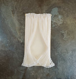 Dollhouse Miniature Lace Curtains Cream with Curtain Rod 1:12 Scale - Miniature Crush