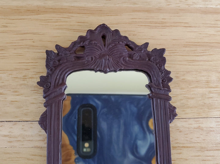 Dollhouse Miniature Large Mirror Baroque Style Fancy 1:12 Scale by Falcon - Miniature Crush