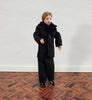 Dollhouse Miniature Man in Black Suit Doll Porcelain Dad Father 1:12 Scale