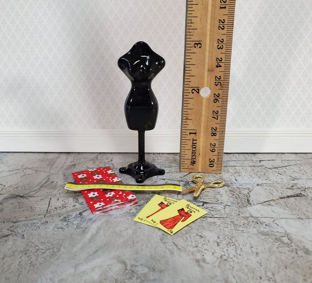 Dollhouse Miniature Mannequin Dressmaker Dummy Metal SMALL 1:16 Scale - Miniature Crush