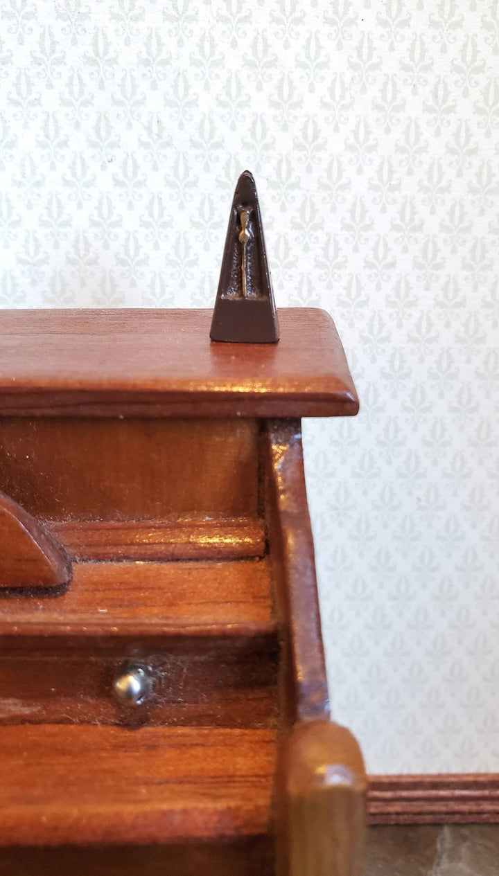 Dollhouse Miniature Metronome for Piano Metal 1:12 Scale Accessories - Miniature Crush