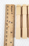 Dollhouse Miniature Newel Posts Wood 6 Pieces 1:12 Scale 3 1/2" Long Houseworks #7209 - Miniature Crush