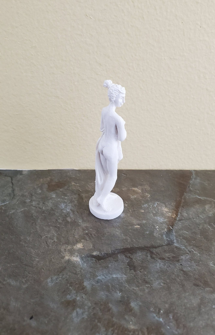 Dollhouse Miniature Nude Female Garden Statue White Small 1:12 or 1/24 Scale fairy garden - Miniature Crush