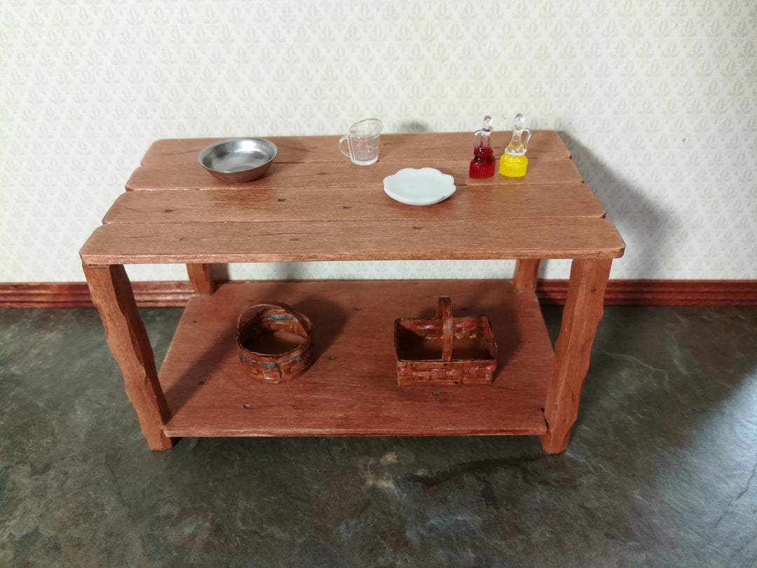 Dollhouse Miniature Oil & Vinegar Cruet Bottles 1:12 Scale Kitchen Accessory - Miniature Crush