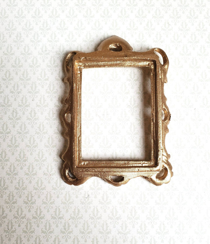 Dollhouse Miniature Picture Fancy Gold for Painting 1:12 Scale Accessory A4521 - Miniature Crush