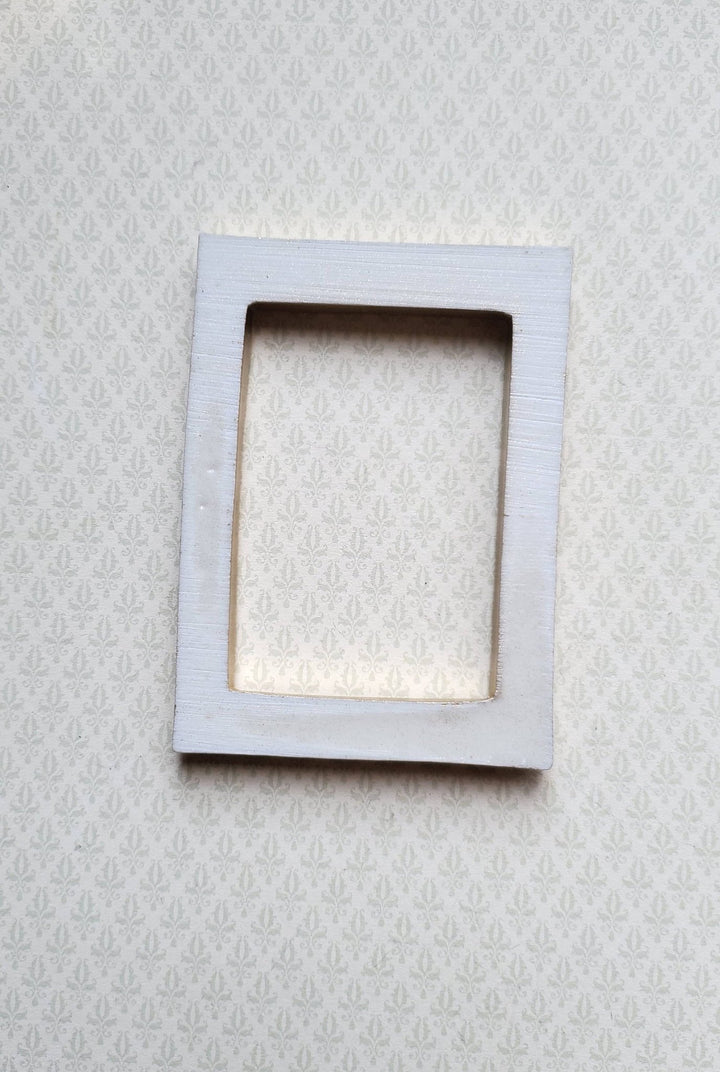 Dollhouse Miniature Picture Frame Large Gold for Painting 3" x 2 1/4" 1:12 Scale - Miniature Crush
