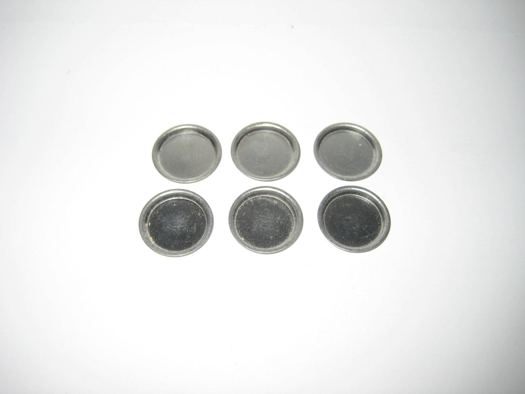 Dollhouse Miniature Pie Pans or Plates x6 Tin Metal for Mini Food 1:12 Scale Accessory - Miniature Crush