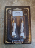 Dollhouse Miniature Screw Base Sockets with Candle Bulbs & Plug x2 1:12 Scale CK2103