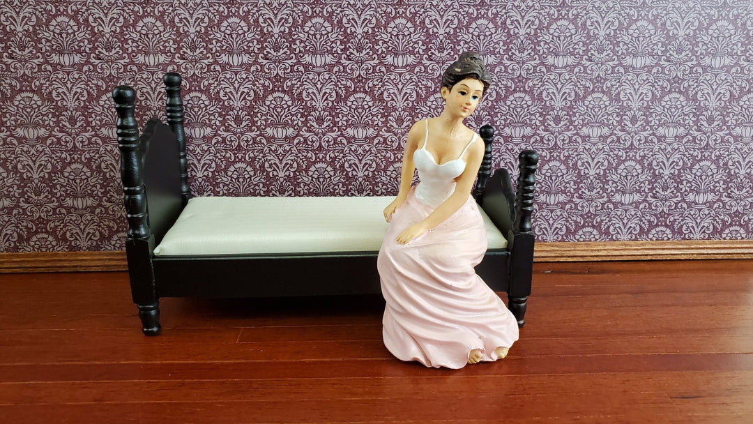 Dollhouse Miniature Seated Victorian Lady in Corset Resin 1:12 Scale SMALL Petite - Miniature Crush